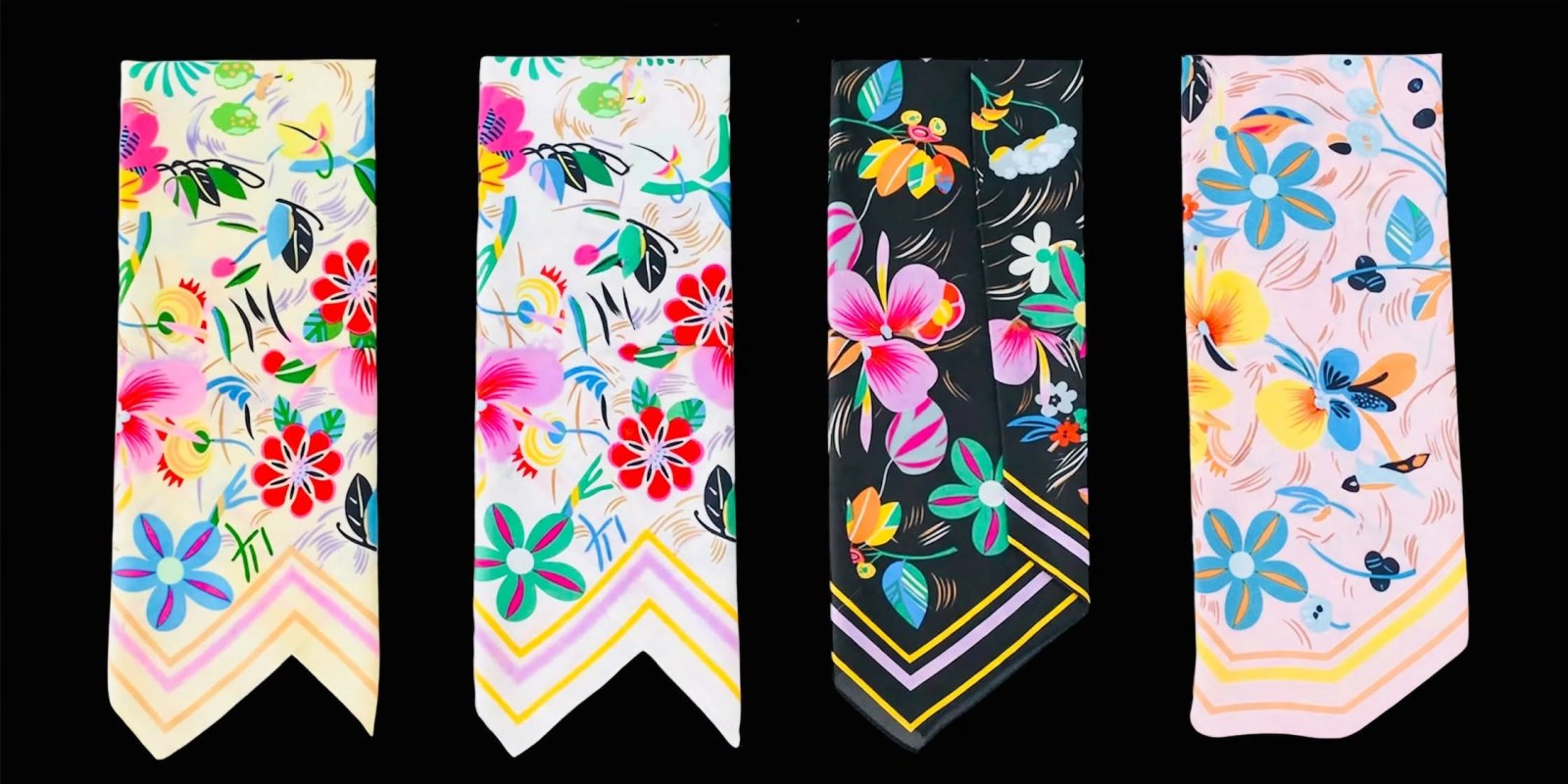 Floral Neck Scarves